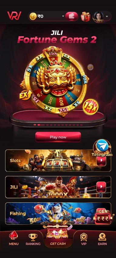 Rajwin Game download page showing APK download button